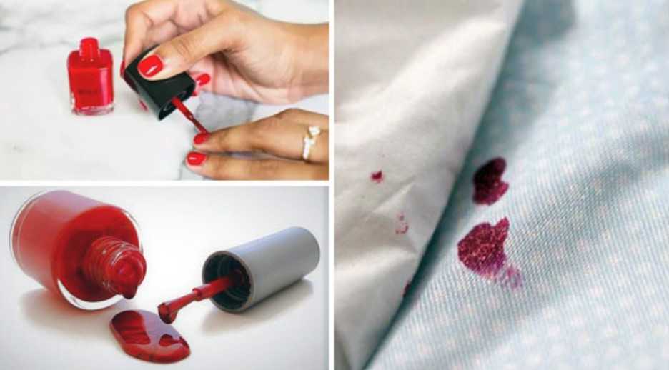 Как отстирать лак для ногтей с одежды в домашних условиях: эффективные методы и способы очистки вещей от засохших и свежих пятен