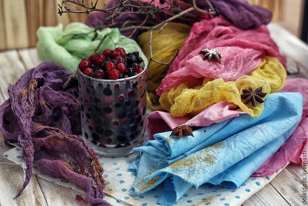 Красители для ткани и правила окрашивания текстильных изделий