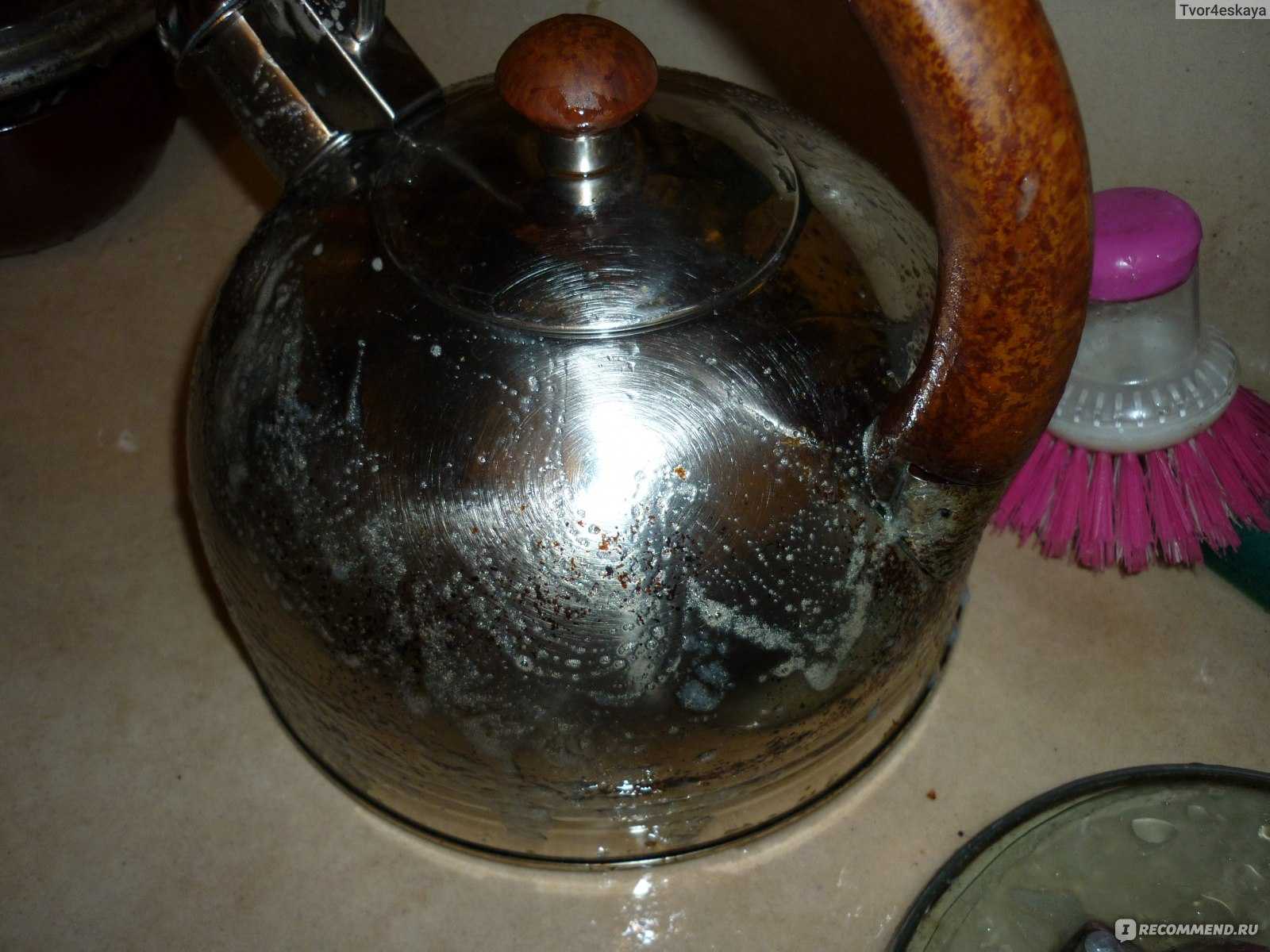 Чем почистить чайник из нержавейки, или что удалит жир и нагар с его поверхности