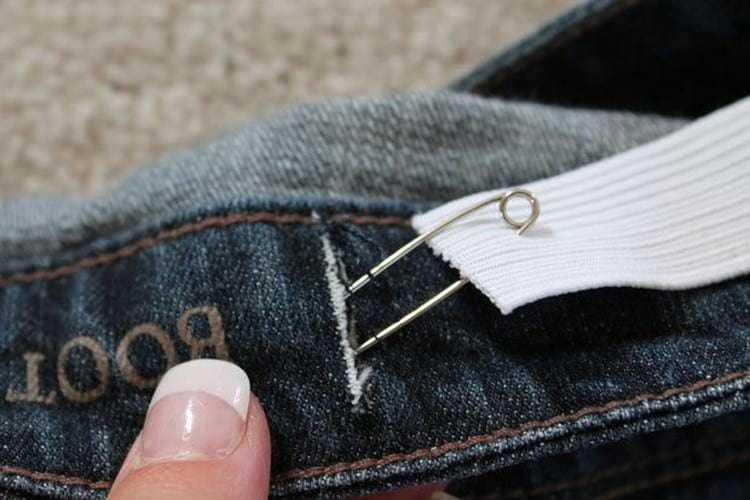Как ушить джинсы на размер меньше