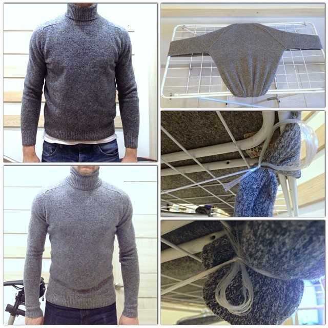 Как стирать шерстяной свитер вручную и в стиральной машине