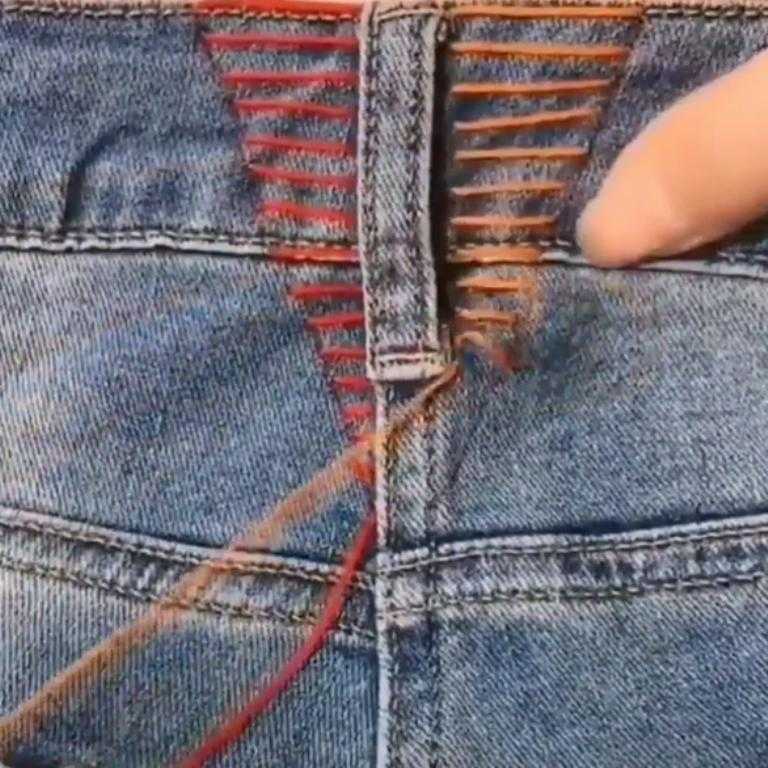Как ушивать джинсы