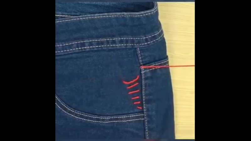Как ушить джинсы в талии в домашних условиях пошагово