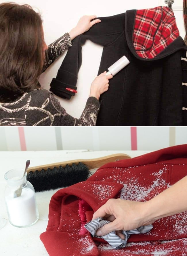 Как почистить пальто в домашних условиях